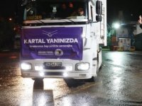 KARTAL BELEDİYESİ'NİN YARDIM TIRLARI DEPREM BÖLGESİNE HAREKET ETTİ