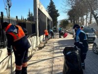 PENDİK BELEDİYESİ HATAY'DA DEZENFEKTE ÇALIŞMALARINA DEVAM EDİYOR