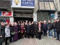 AK PARTİ TEŞKİLATI ADAYLIK BAŞVURUSU YAPAN  EBUBEKİR TAŞYÜREK'İ YALNIZ BIRAKMADI