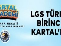 LGS TÜRKİYE BİRİNCİSİ KARTAL'DAN