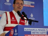 EKREM İMAMOĞLU PENDİK KAYNARCA TUZLA METRO HATTI TBM TÖRENİNE KATILDI