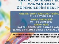 KARTAL BELEDİYESİ SANAT AKADEMİSİ RESİM BÖLÜMÜ GENÇ YETENEKLERİ BEKLİYOR