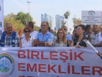 BİRLEŞİK EMEKLİLER SENDİKASI KARTAL ŞUBE BAŞKANLIĞI'NDAN  EMEKLİ MAAŞI ZAM PROTESTOSU