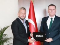 PESİAD BAŞKANI KADİR BAYRAM VE YÖNETİMİNDEN KAYMAKAM MEHMET YILDIZ'A ZİYARET