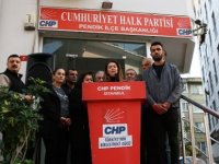 CUMHURİYET HALK PARTİSİ  PENDİK İLÇE BAŞKANLIĞI TERÖRÜ KINADI