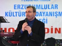 BAŞKAN AHMET CİN ERZURUMLULAR KÜLTÜR VE DAYANIŞMA DERNEĞİ ÜYELERİ İLE BİR ARAYA GELDİ