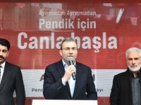 BAŞKAN AHMET CİN CUMHUR İTTİFAKI MHP PENDİK SKM MERKEZİ'NİN AÇILIŞINA KATILDI