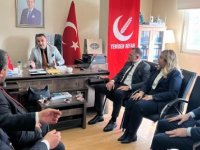 CHP KARTAL İLÇE BAŞKANI MERT POLAT VE YÖNETİMİNDEN NEVZAT ŞAVLUK'A ZİYARET