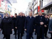 BAKAN YERLİKAYA VE BAŞKAN İSMET YILDIRIM ALEMDAĞ CADDE ESNAFIYLA BULUŞTU