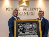 PESİAD'DAN BAŞKAN AHMET CİN'E HAYIRI OLSUN  ZİYARETİ