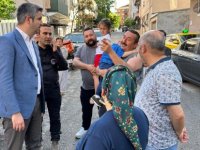 BAŞKAN GÖKHAN YÜKSEL'DEN YANGINDAN ETKİLENEN AİLEYE DESTEK ZİYARETİ