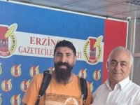 GAZETEMİZİN MUHABİRİ HASAN ALİ ÇÖLÜK'TEN ERZİNCAN GAZETECİLER CEMİYETİNE ZİYARET