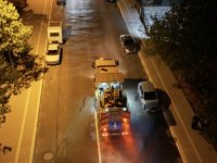 BU YIL 258 KM'LİK YOL ÇİZGİ ÇALIŞMASI YAPILDI