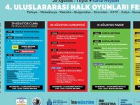 4. ULUSLARARASI HALK OYUNLARI FESTİVALİ KARTAL'DA BAŞLIYOR