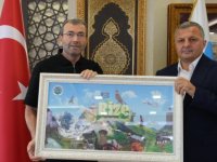 PENDİK RİZELİLER DERNEĞİ BAŞKANI RAMAZAN İSTİF VE YÖNETİMİNDEN BAŞKAN AHMET CİN'E ZİYARET