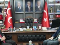 BAŞKAN AHMET CİN'DEN MHP PENDİK İLÇE BAŞKANI KERİM KAYA'YA NEZAKET ZİYARETİ