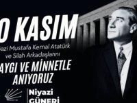 CHP PENDİK İLÇE BAŞKANI NİYAZİ GÜNERİ'DEN 10 KASIM MESAJI