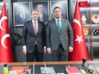 PENDİK BELEDİYE BAŞKANI AHMET CİN'DEN MHP PENDİK İLÇE BAŞKANI EŞREF ERYILMAZ'A ZİYARET