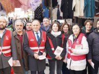 CHP PENDİK İLÇE BAŞKANLIĞI'NDAN ÇAMÇEŞME SEMT PAZARINDA ESNAF ZİYARETİ