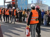İLKOKUL ÖĞRENCİLERİNDEN AFET İŞLERİ MÜDÜRLÜĞÜ'NE ZİYARET