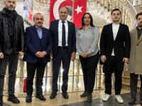 CHP PENDİK İLÇE BAŞKANI NİYAZİ GÜNERİ VE YÖNETİMİNDEN MEHMET SALİH USTA'YA TAZİYE ZİYARETİ