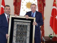 CUMHURBAŞKANI ERDOĞAN PENDİK BELEDİYE BAŞKANI AHMET CİN’İ KABUL ETTİ