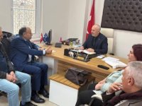 CHP PENDİK İLÇE BAŞKANI NİYAZİ GÜNERİ MUHTARLARA BULUŞMAYA  DEVAM EDİYOR