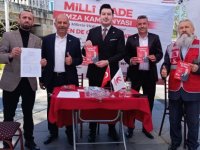 YENİDEN REFAH PARTİSİ KARTAL İLÇE BAŞKANLIĞI'NDAN KÜRECİK RADAR ÜSSÜ KAPATILSIN İMZA KAMPANYASI