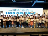 KARTALLI GENÇ YETENEKLER MAKİNE HANGAR'DA SERTİFİKALARINI ALDI