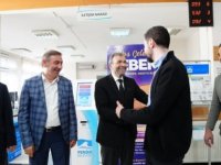 BAŞKAN AHMET CİN PERSONELİYLE BAYRAMLAŞTI