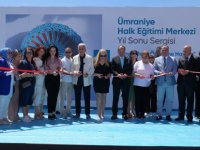 ÜMRANİYE HALK EĞİTİMİ MERKEZİ YIL SONU SERGİSİ AÇILDI