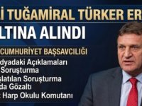 EMEKLİ TUĞAMİRAL TÜRKER ERTÜRK GÖZALTINA ALINDI