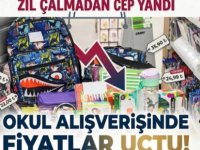 ZİL ÇALMADAN CEP YANDI:OKUL ALIŞVERİŞİNDE FİYATLAR UÇTU!