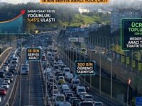 OKULLARIN AÇILMASIYLA İSTANBUL'DA TRAFİK YOĞUNLUĞU TAVAN YAPTI:18 BİN SERVİS YOLA ÇIKTI
