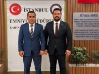 AK PARTİ KARTAL İLÇE BAŞKANI HAYDAR GÖKSOY VE YÖNETİMİ İLÇE EMNİYET MÜDÜRÜNÜ ZİYARET ETTİ