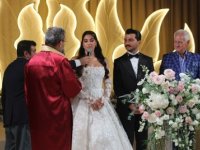 SİYASET VE İŞ DÜNYASINI BULUŞTURAN DÜĞÜN: AYLA ÇELİK VE ERKUT YETER DÜNYAEVİNE GİRDİ