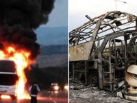METRO TURİZME AİT OTOBÜS FİRMASI YİNE KÜLE DÖNDÜ